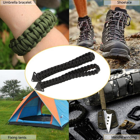 Hand Saw Portable Pocket Chain Saw Paracord Handle Emergency Survival survival  