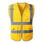 Hi Vis Multi-Pocket Safety Vest FIFO Work security safety  