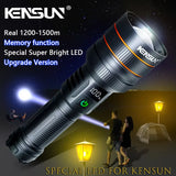 High Power LED Flashlight USB Rechargeable Powerful Tactical Torch Optics  
