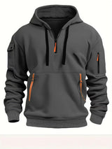 Hoodies Multi-pocket with zips Pullover Sweatshirts Outdoor Shirts & Tops  