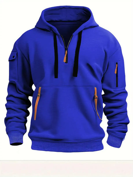Hoodies Multi-pocket with zips Pullover Sweatshirts Outdoor Shirts & Tops  