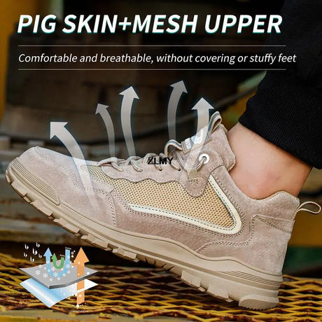 Impact Proof Protective Work Safety Shoe Adventure Footware  