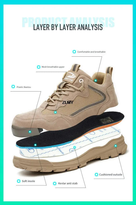 Impact Proof Protective Work Safety Shoe Adventure Footware  