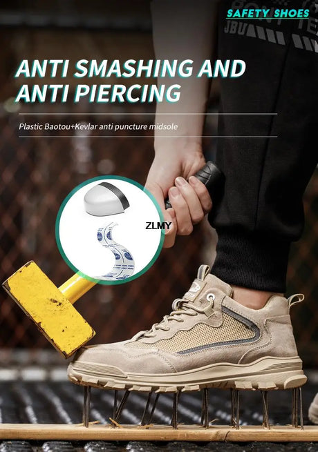 Impact Proof Protective Work Safety Shoe Adventure Footware  
