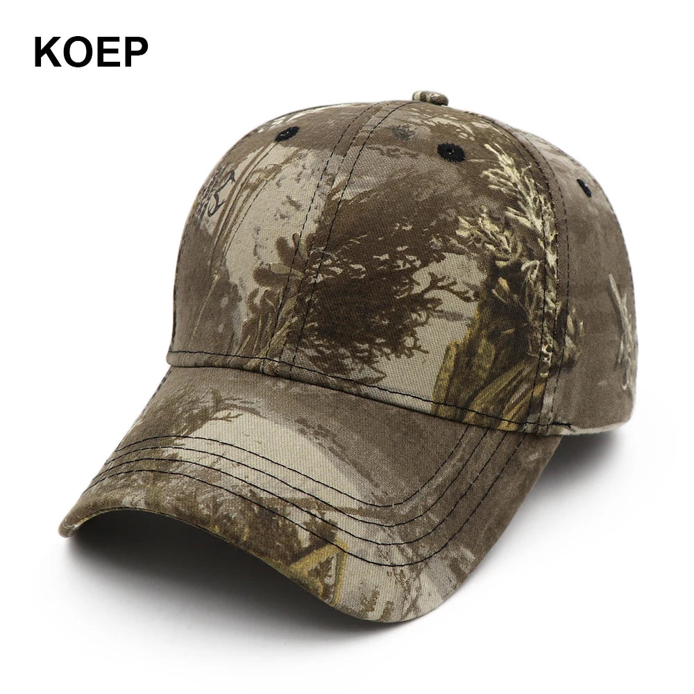 Jungle Leaf Camouflage Hats & Caps Cotton 16 designs Hats  