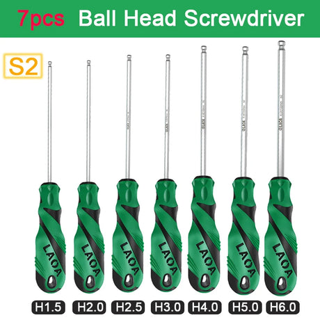LAOA Hex Screwdriver Sets Allen Driver with Magnetic Tip tools  