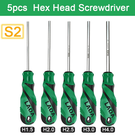 LAOA Hex Screwdriver Sets Allen Driver with Magnetic Tip tools  