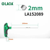 LAOA T-shaped Flat Head Hexagon Screwdriver Wrench tools  