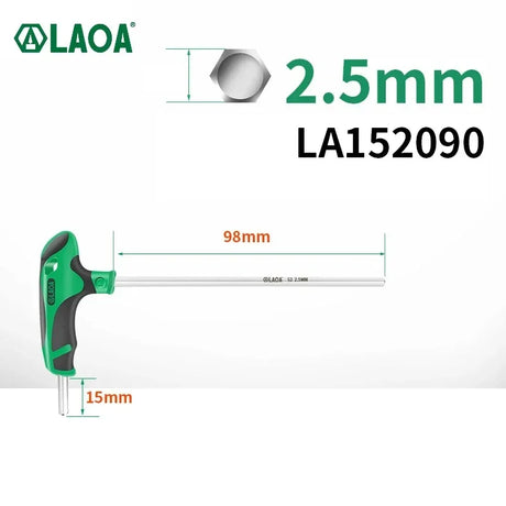 LAOA T-shaped Flat Head Hexagon Screwdriver Wrench tools  