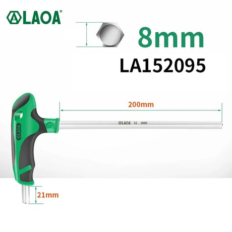 LAOA T-shaped Flat Head Hexagon Screwdriver Wrench tools  