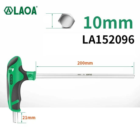 LAOA T-shaped Flat Head Hexagon Screwdriver Wrench tools  
