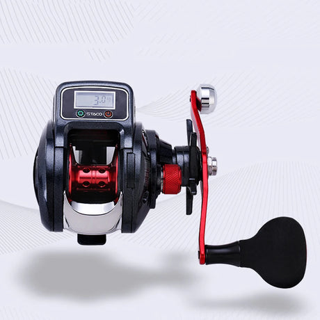 LED Line Counter Fishing Reel Left & Right Hand Marine & Fishing  