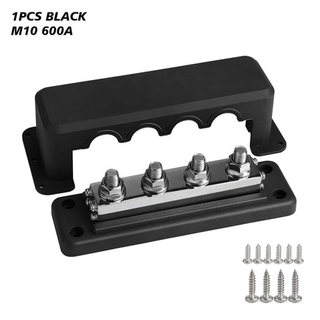M10 4 Post Heavy Duty 24V 600 Amp Bus Bar electrical supplys  
