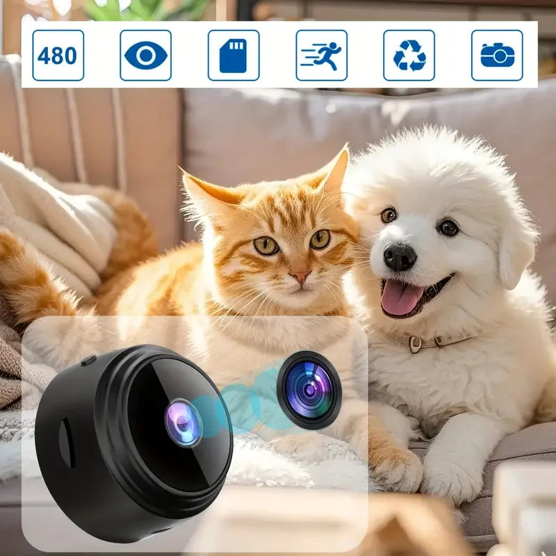 Mobile Wireless-Security-Camera-with-Magnetic-Base Security Cameras  