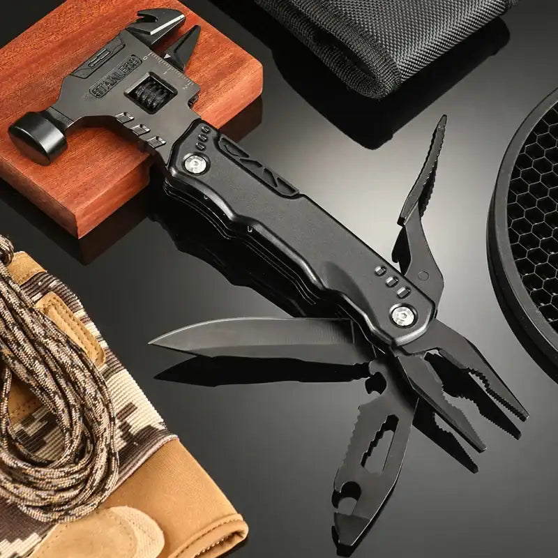 Multitool Pliers  Hammer Adjustable Spanner Stainless Steel Multi-tools  