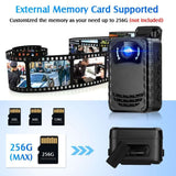 N9 Mini Full HD 1296P Body Mounted Camera Security Cameras  