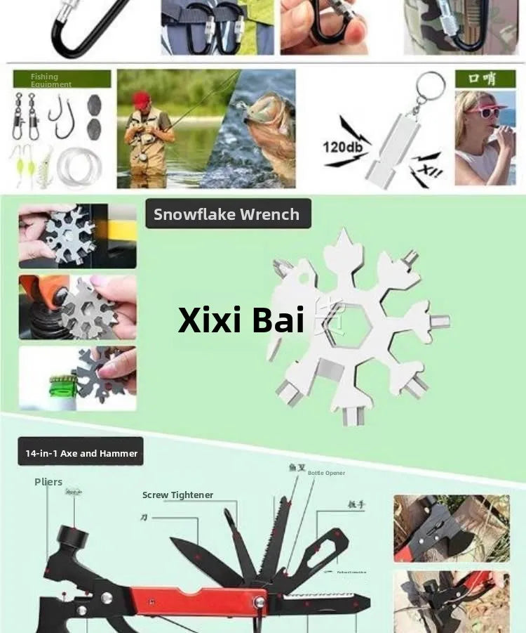 Outdoor First Aid  & Tool Kits Set survival  