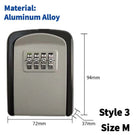 Outdoor Key Safe & Lock Box. Medium & Large key safe  