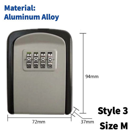 Outdoor Key Safe & Lock Box. Medium & Large key safe  
