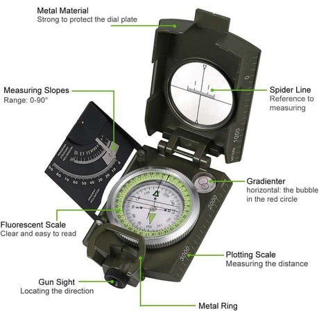 Outdoor Survival Compass Navigation Equipment survival  