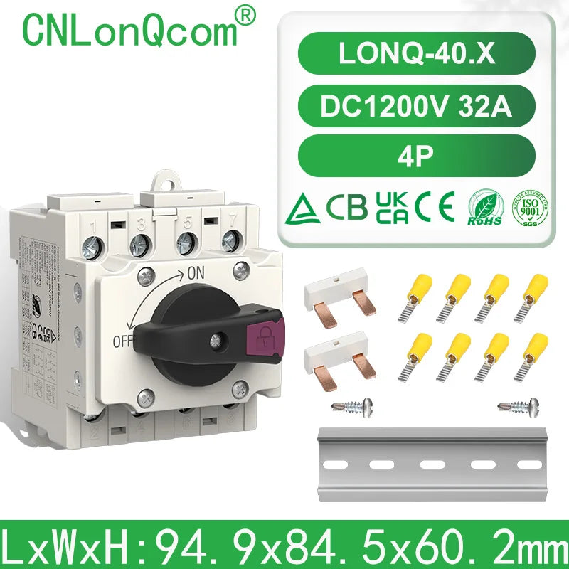PV Solar Photovaltaic Disconnect Switch Isolator electrical supplys  