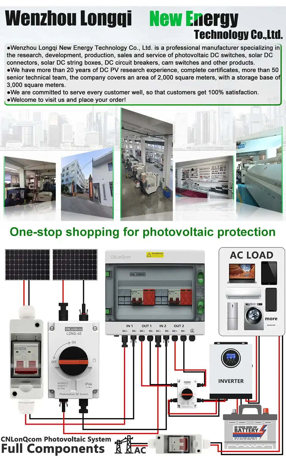 PV Solar Photovaltaic Disconnect Switch Isolator electrical supplys  
