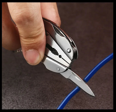 Pocket Multitool Pliers Knife Screwdriver Stainless Steel survival  