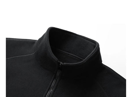 Polar Fleece Stand-up Collar Half-zipper L-9XL Large Size Outdoor Shirts & Tops  