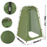 Portable Privacy Shower Tent Waterproof Changing Room Shelter Camping Equipment  