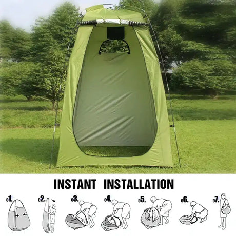 Portable Privacy Shower Tent Waterproof Changing Room Shelter Camping Equipment  