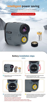 Precision Laser Rangefinder 1000m Optics  