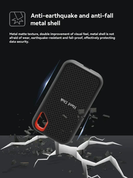 Rugged External SSD Hard Drive (1TB - 256TB) Smart Technology  