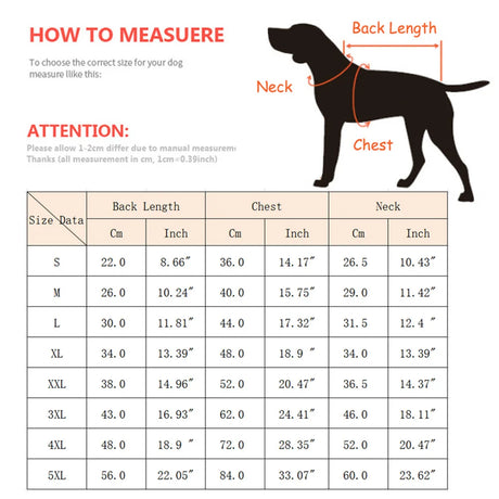 S-5XL Warm Winter Dog Coat Jacket With Harness Dog Stuff  