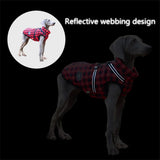 S-5XL Warm Winter Dog Coat Jacket With Harness Dog Stuff  