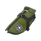 S-5XL Warm Winter Dog Coat Jacket With Harness Dog Stuff  