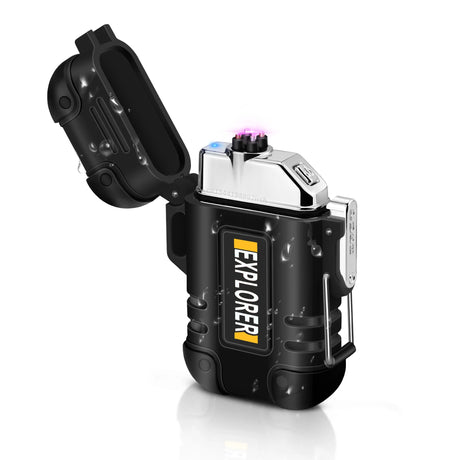 F37 Arc Plasma Waterproof Double Arc Lighter USB Rechargeable