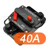 Circuit Breaker Fuse 20A to 300A Manual Reset Waterproof 12V 48V