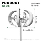SR Series 1kW, 2kW & 3kW Vetical Wind Turbine Wind Power Vertical  