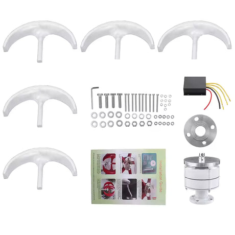 SR Series 1kW, 2kW & 3kW Vetical Wind Turbine Wind Power Vertical  