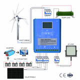 ST-10kW, 15kW & 20kW Vertical Tulip Wind Turbine 12V 24V 48V Wind Power Vertical  