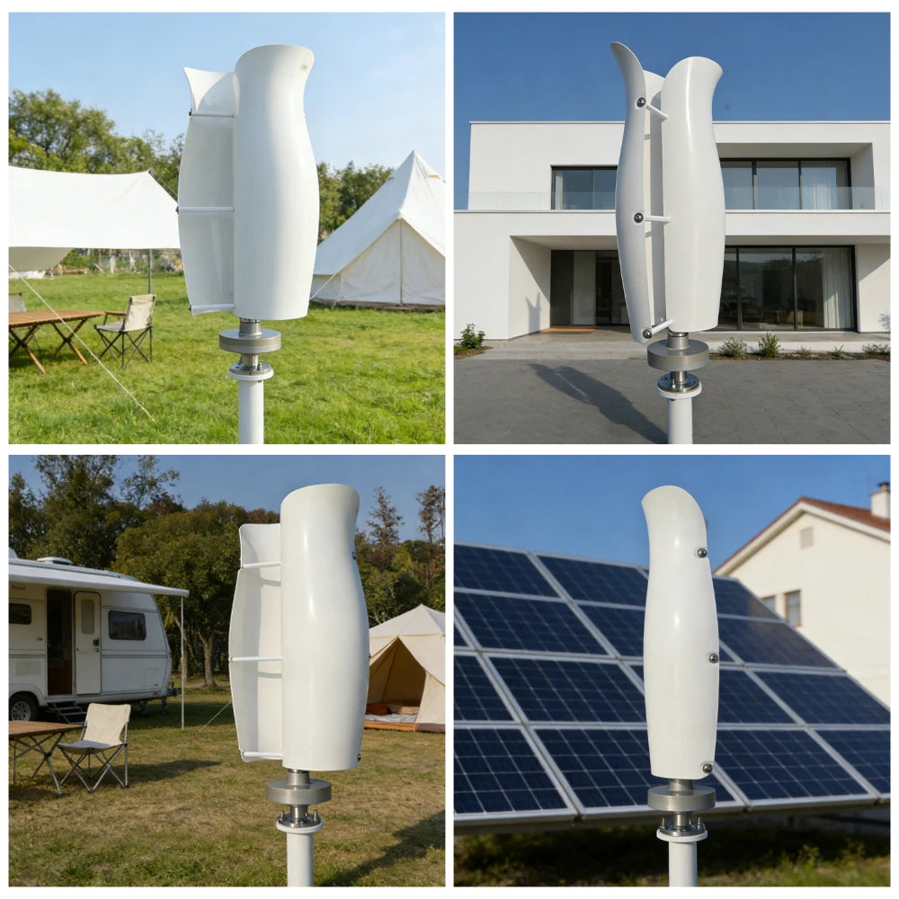 ST-3000 & ST-5000 Flower/Tulip Wind Turbines Wind Power Vertical  