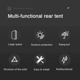 SUV 4x4 Canopy Rear Extension Tent Sun Rain-Proof Car Rear Tent Camping Equipment  