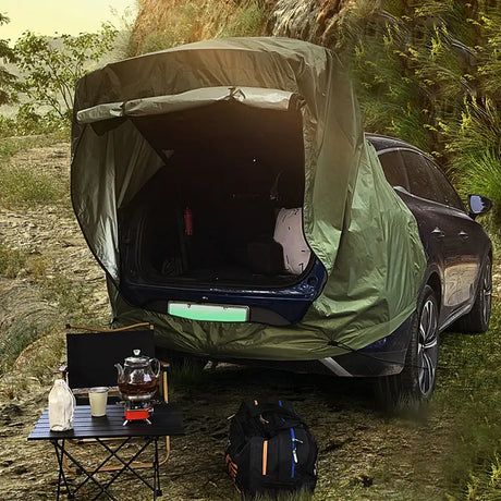 SUV 4x4 Canopy Rear Extension Tent Sun Rain-Proof Car Rear Tent Camping Equipment  