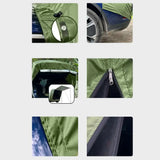 SUV 4x4 Canopy Rear Extension Tent Sun Rain-Proof Car Rear Tent Camping Equipment  