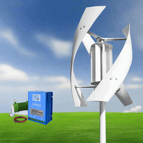 SX Series 5Kw & 10Kw Wind Turbine Hybrid with MPPT with Wi-Fi Controller Wind Power Vertical  