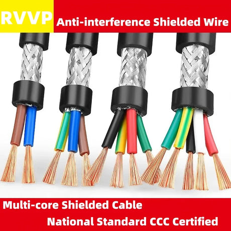 Shielded Pure Copper Wire Cable 2 & 3 Core electrical supplys  