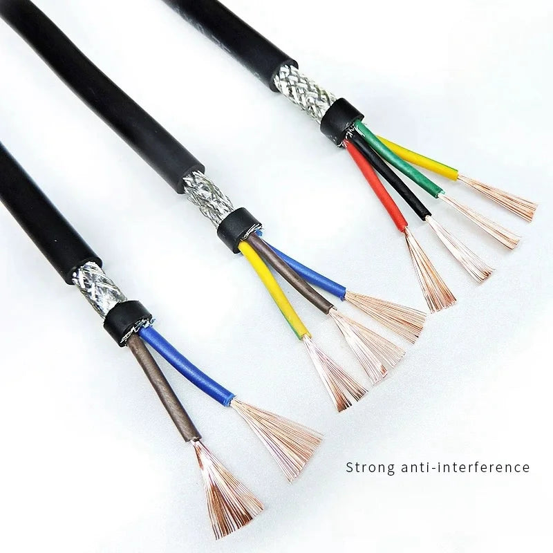 Shielded Pure Copper Wire Cable 2 & 3 Core Electrical Supplies  
