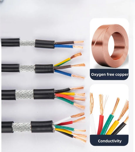 Shielded Pure Copper Wire Cable 2 & 3 Core electrical supplys  