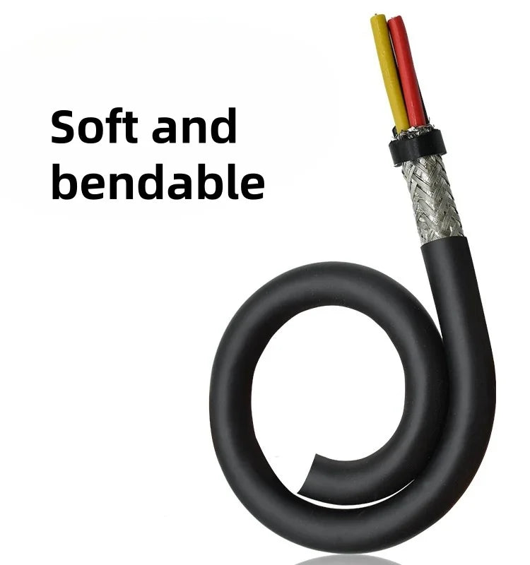 Shielded Pure Copper Wire Cable 2 & 3 Core Electrical Supplies  