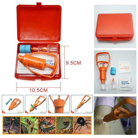 Snake Bite - Bee Sting - Venom Extractor Suction Kit Health  